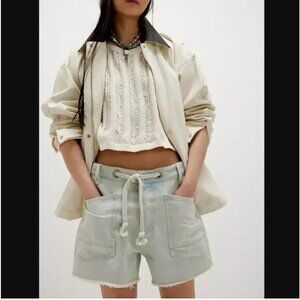 NWT Free People, We The Free Moxie Barrel Shorts